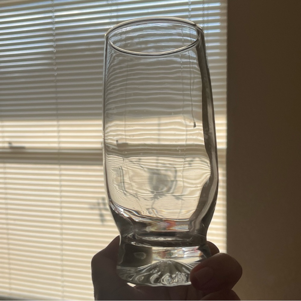 Set of 6 Libbey Sunburst Base Glasses - Picture 3 of 7
